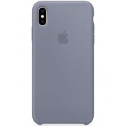 Чохол Silicone Case (AA) Для Apple iPhone XS Max ( Сірий / Lavender Gray)