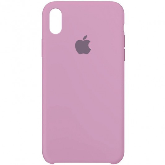 Чохол Silicone Case (AA) Для Apple iPhone XS Max (Ліловий / Lilac Pride)