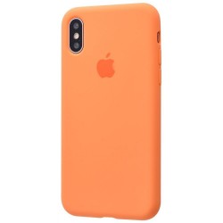 Чохол Silicone Case Slim Full Protective для Apple iPhone XS Max (Помаранчевий / Orange ) 