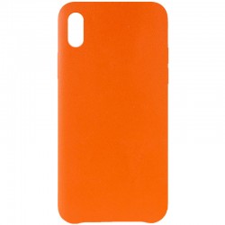 Шкіряний чохол AHIMSA PU Leather Case (A) для Apple iPhone XS Max (Помаранчевий)