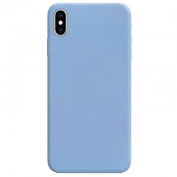 Силіконовий чохол Candy для Apple iPhone XS Max (Блакитний / Lilac Blue)