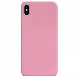 Силіконовий чохол Candy для Apple iPhone XS Max (Рожевий)