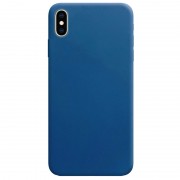Силіконовий чохол Candy для Apple iPhone XS Max (Синій)