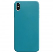Силіконовий чохол Candy для Apple iPhone XS Max (Синій / Powder Blue ) 
