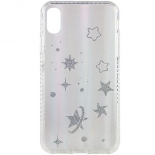TPU+Glass чохол Aurora Space для Apple iPhone XS Max (6.5 TPU+Glass чохол Aurora Space для Apple iPhone XS Max (6.5