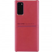 Шкіряна накладка для Samsung Galaxy S20 - G-Case Cardcool Series (Червоний)