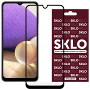 Захисне скло SKLO 3D (full glue) для Samsung Galaxy A22 4G / M32 (Чорний)