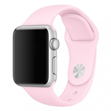 Силіконовий ремінець для Apple watch 42mm / 44mm (Рожевий / Light pink)