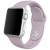 Силиконовый ремешок для Apple watch 42mm / 44mm (Серый / Lavender)