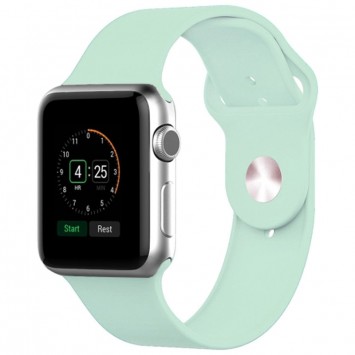 Силіконовий ремінець для Apple watch 38mm / 40mm (Бірюзовий / Turquoise)