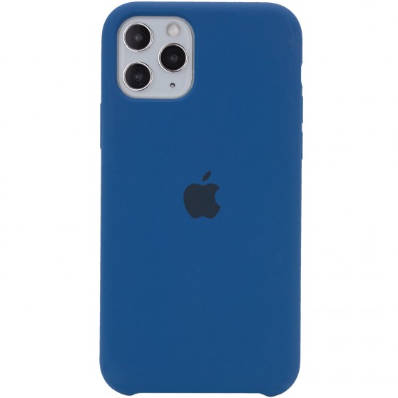 Чохол Silicone Case (AA) для iPhone 11 Pro (Синій / Blue Cobalt)