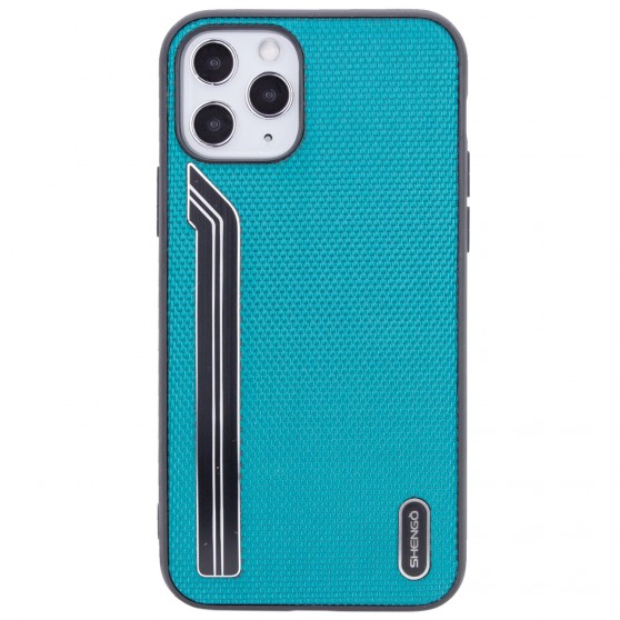 TPU чохол SHENGO Textile series для iPhone 11 Pro (Зелений)