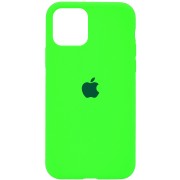 Чохол Silicone Case Full Protective (AA) для iPhone 11 (Салатовий / Neon Green)