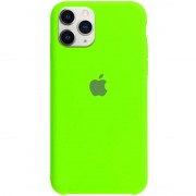 Чохол Silicone Case Full Protective (AA) для iPhone 11 Pro (Салатовий / Neon Green)