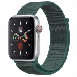 Ремешок Nylon для Apple watch 42mm/44mm (Зеленый / Pine green)