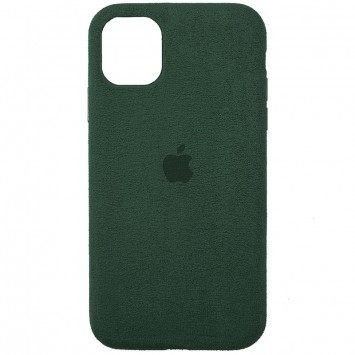 Чохол для iPhone 12 / 12 Pro ALCANTARA Case Full (Зелений)