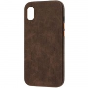 Кожаный чехол Croco Leather для Apple iPhone XR (6.1"")