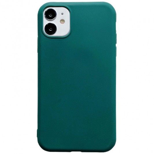 Силіконовий чохол Candy для iPhone 11 (Зелений / Forest green)