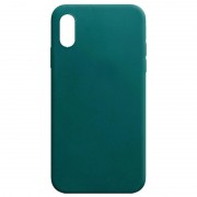 Силіконовий чохол Candy для Apple iPhone XR (Зелений / Forest green)