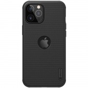 Чохол для iPhone 12 Pro Max Nillkin Matte Pro з лого (Чорний)