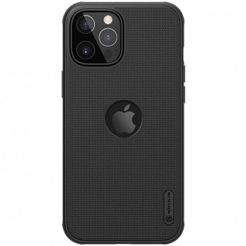 Чохол для iPhone 12 Pro Max Nillkin Matte Pro з лого (Чорний)