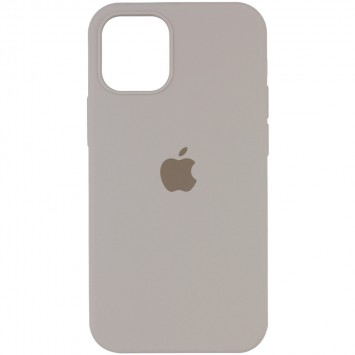 Чехол Silicone Case Full Protective (AA) для Apple iPhone 13 mini (5.4"") (Серый / Stone)