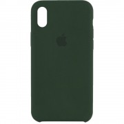 Чохол Silicone Case (AA) для Apple iPhone XS Max (Зелений / Cyprus Green)