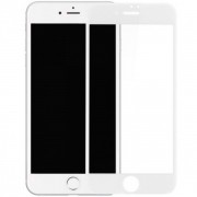 Захисне скло XD + (full glue) (тех.пак) для Apple iPhone 6 / 6s / 7/8 / SE (2020) (Білий)