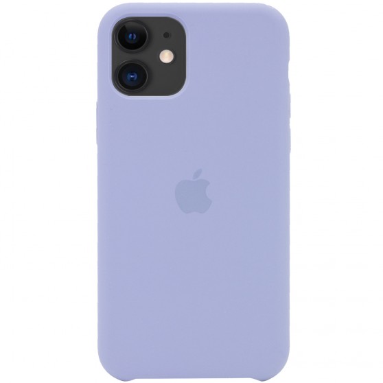 Чохол Silicone Case (AA) для Apple iPhone 11 (Сірий / Lavender Gray)