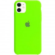 Чохол Silicone Case (AA) для Apple iPhone 11 (Салатовий / Neon Green)