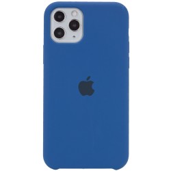 Чохол Silicone Case (AA) для Apple iPhone 11 Pro Max (Синій / Navy Blue)