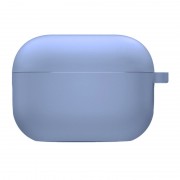 Силіконовий футляр з мікрофіброю для навушників Airpods Pro (Ліловий / Lilac Pride)