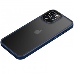 TPU+PC чехол Metal Buttons для Apple iPhone 11 Pro (5.8"") (Синий)