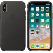 Чохол Silicone Case (AA) для Apple iPhone X / XS (Сірий / Dark Grey)
