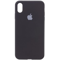 Чохол Silicone Case Full Protective (AA) для Apple iPhone X/XS (Чорний/Black)