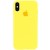 Чохол Silicone Case Full Protective (AA) для Apple iPhone X / XS (Жовтий / Yellow)