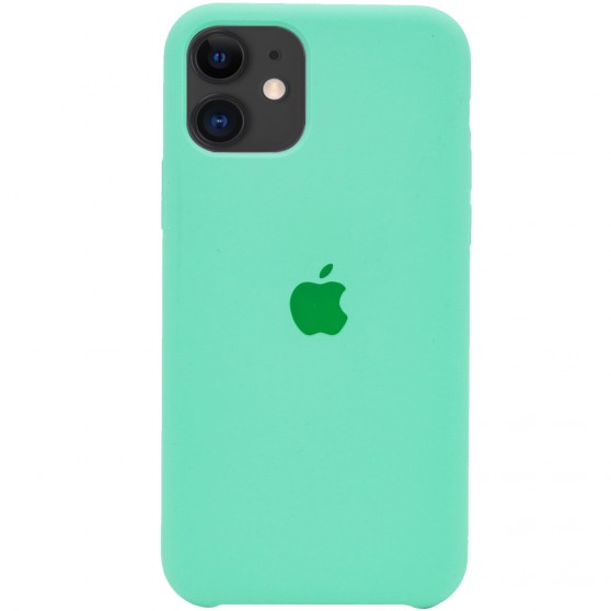 Чохол Silicone Case (AA) для Apple iPhone 11 (Зелений / Spearmint)