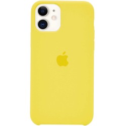 Чохол Silicone Case (AA) для Apple iPhone 11 (Жовтий / Yellow)