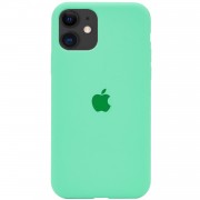 Чохол Silicone Case Full Protective (AA) для Apple iPhone 11 (Зелений / Spearmint)