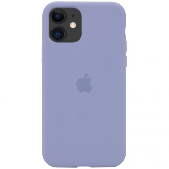 Чохол Silicone Case Full Protective (AA) для Apple iPhone 11 (Сірий / Lavender Gray)