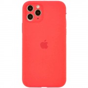 Чохол Silicone Case Full Camera Protective (AA) для Apple iPhone 12 Pro (Помаранчевий / Pink citrus)