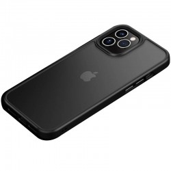 TPU + PC чохол Metal Buttons для Apple iPhone 11 Pro Max (Чорний)