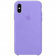 Чохол для iPhone XS Max Silicone Case (AA) (Бэзовий / Dasheen)