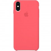 Чохол для iPhone XS Max Silicone Case (AA) (Кавуновий / Watermelon red)