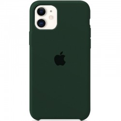 Чохол для iPhone 11 Silicone Case (AA) (Зелений / Forest green)