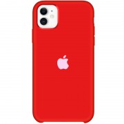 Чохол для iPhone 11 Silicone Case (AA) (Червоний / Dark Red)