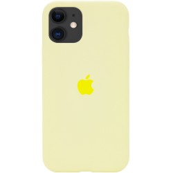 Чохол для iPhone 11 Silicone Case Full Protective (AA) (Жовтий / Mellow Yellow)