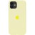 Чохол для iPhone 11 Silicone Case Full Protective (AA) (Жовтий / Mellow Yellow)