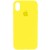 Чохол для iPhone XR Silicone Case Full Protective (AA) (Жовтий/Neon Yellow)