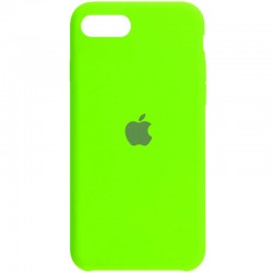 Чохол для iPhone SE 2 / 3 (2020 / 2022) / iPhone 8 / iPhone 7 Silicone Case (AA (Салатовий / Neon green)